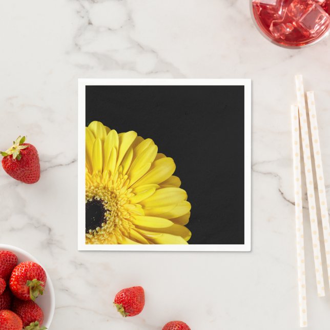 Gerbera Blume Paper Napkins Serviette (Beispiel)