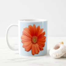 Gerbera-Blumen-Tasse