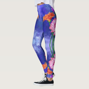 Gerbera Daisies Leggings