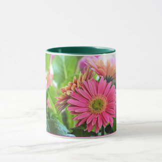 Gerbera Daisies Tasse