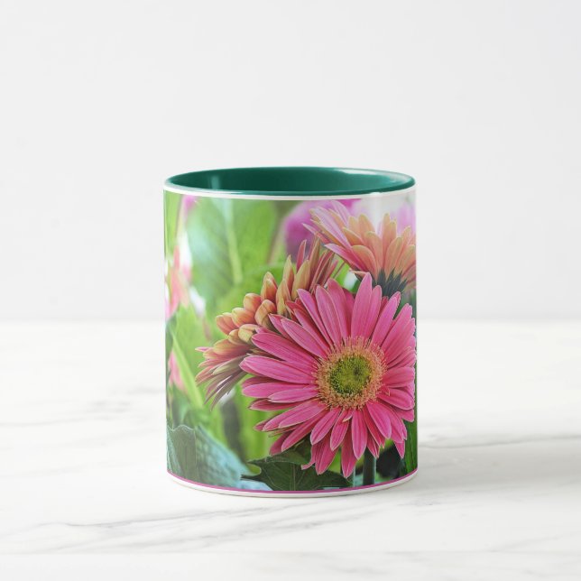 Gerbera Daisies Tasse (Zentrum)