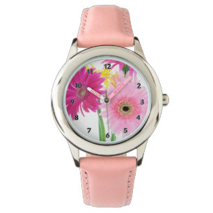 Gerbera Daisy Blume Armbanduhr
