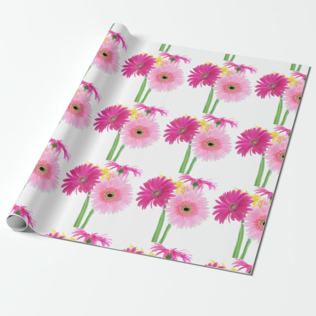 Gerbera Daisy Blume Geschenkpapier (Ungerollt)