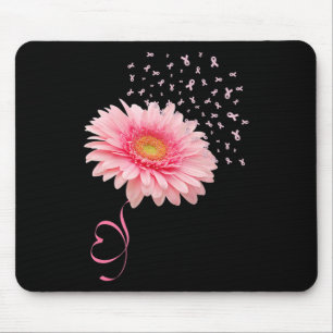 Gerbera Daisy Blume Ribbon Pollen Brustkrebs Mousepad