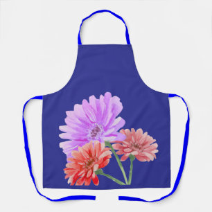 Gerbera-Daisy-Blumen-Küchenschürze Schürze