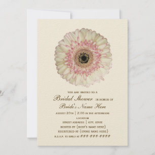 Gerbera Daisy Bridal Dusche Einladung