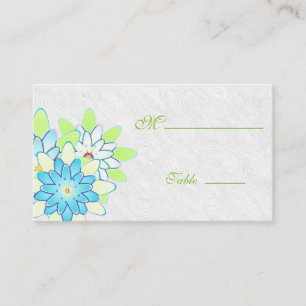 Gerbera Daisy Green white Platzkarte for Occasion