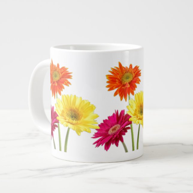 Gerbera Daisy Jumbo-Tasse (Vorderseite Links)