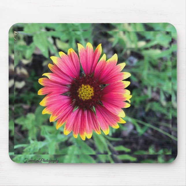 Gerbera Daisy Mouse Pad Mousepad (Vorne)