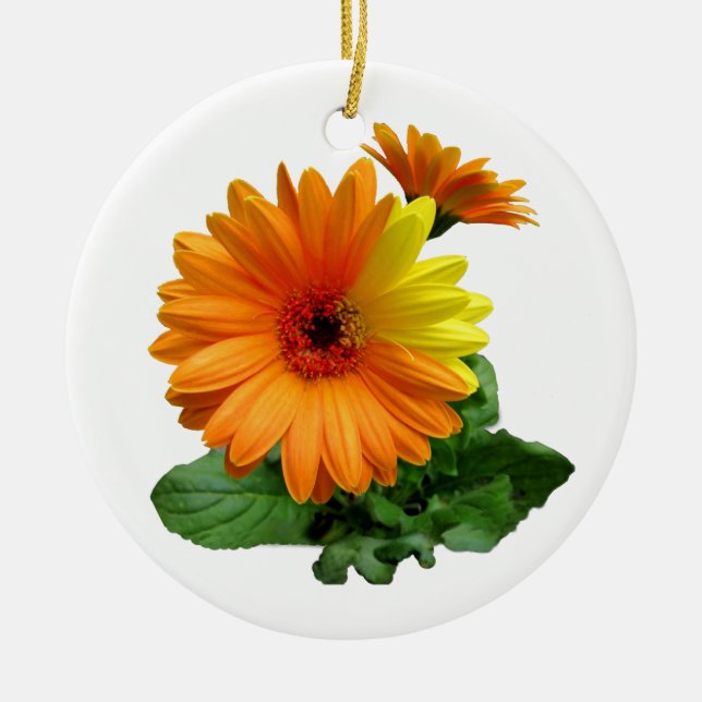 GERBERA DAISY-ORNAMENTS KERAMIKORNAMENT (Vorne)