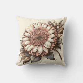 Gerbera Daisy Pillow für Garden-Inspiriert Komfort Kissen