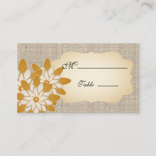 Gerbera Daisy Platzkarte für Occasion Wedding