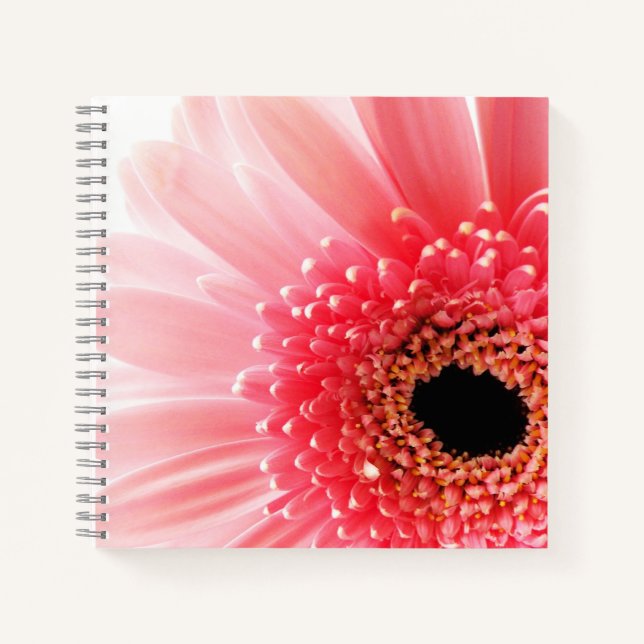 Gerbera Daisy Poster Notizbuch (Vorderseite)
