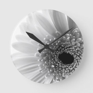 Gerbera Daisy Runde Wanduhr