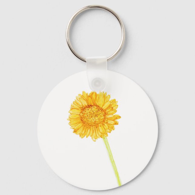 Gerbera daisy schlüsselanhänger (Vorderseite)