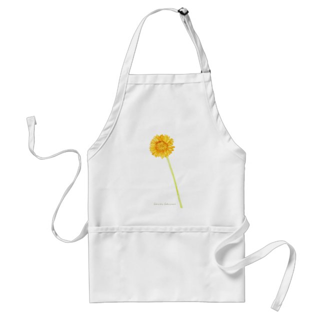 Gerbera daisy schürze (Vorne)