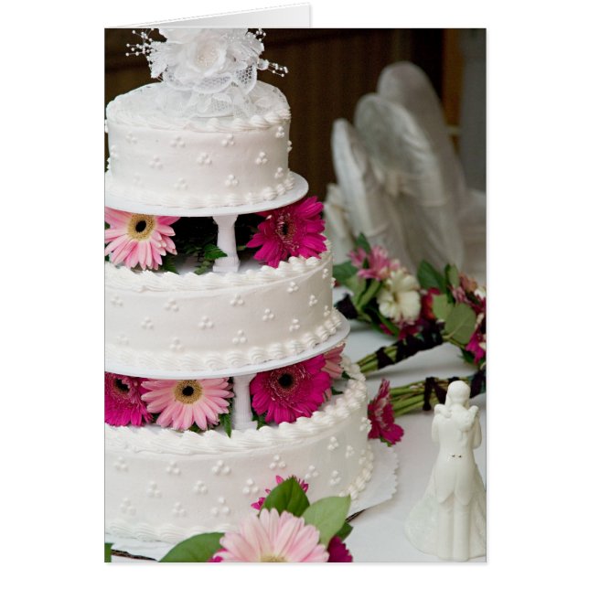 Gerbera Daisy Wedding Cake (Vorne)