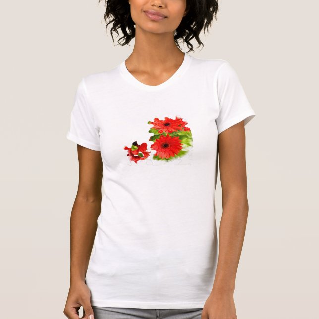 Gerbera-Foto T-Shirt (Vorderseite)