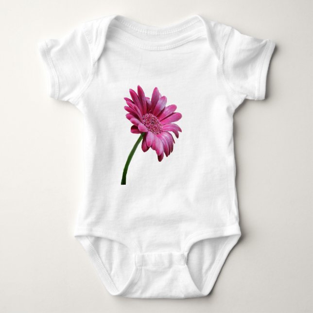 Gerbera-Gänseblümchen-Baby-T - Shirt (Vorderseite)