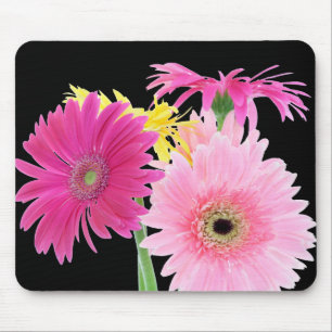 Gerbera-Gänseblümchen Piink Blumen Mousepad