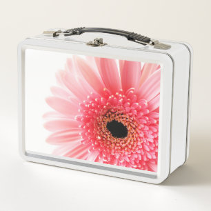 Gerbera-Margerite Metall Brotdose