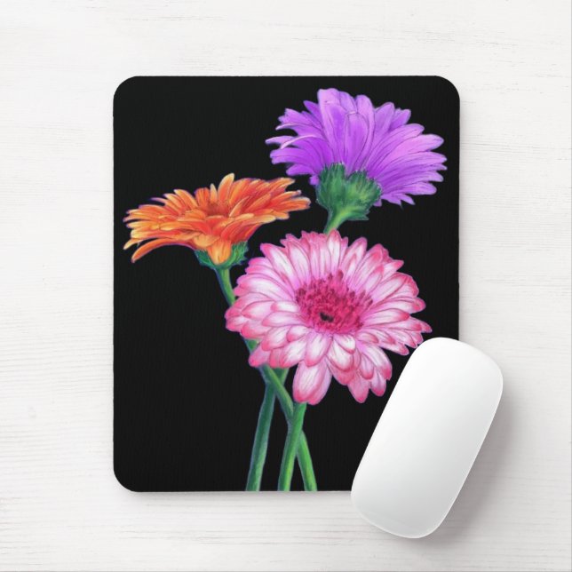 Gerbera-Mäusepad Mousepad (Mit Mouse)
