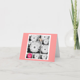 Gerberas Dankeskarte