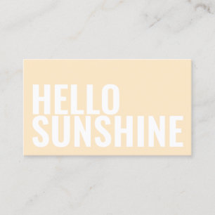 Gerberei und Schönheitssalon Nudeln Minimalist Visitenkarte