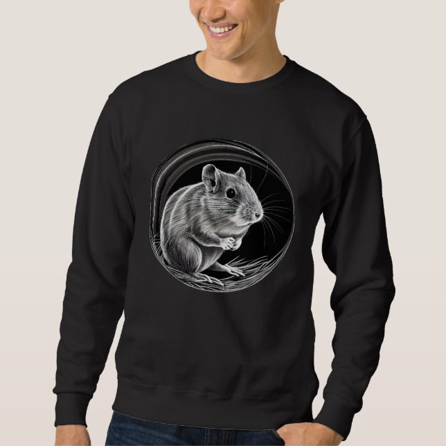 Gerbil Animal  Wildlife Gerbils  1 Sweatshirt (Vorderseite)
