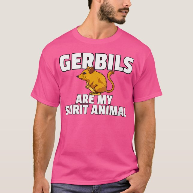 Gerbil Desert Mouse Owner T-Shirt (Vorderseite)
