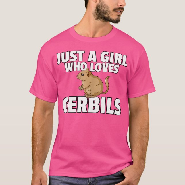 Gerbil Desert Mouse Owner T-Shirt (Vorderseite)