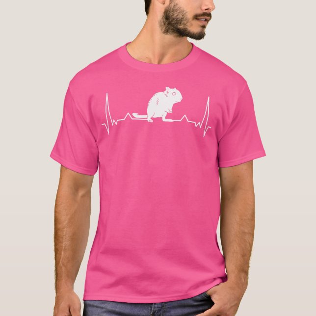 Gerbil Heartbeat Degu T-Shirt (Vorderseite)