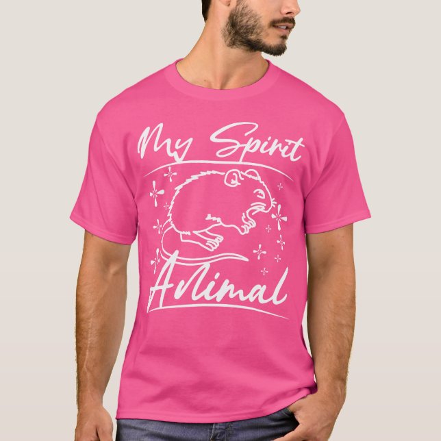 Gerbil ist mein Geisttier T-Shirt (Vorderseite)