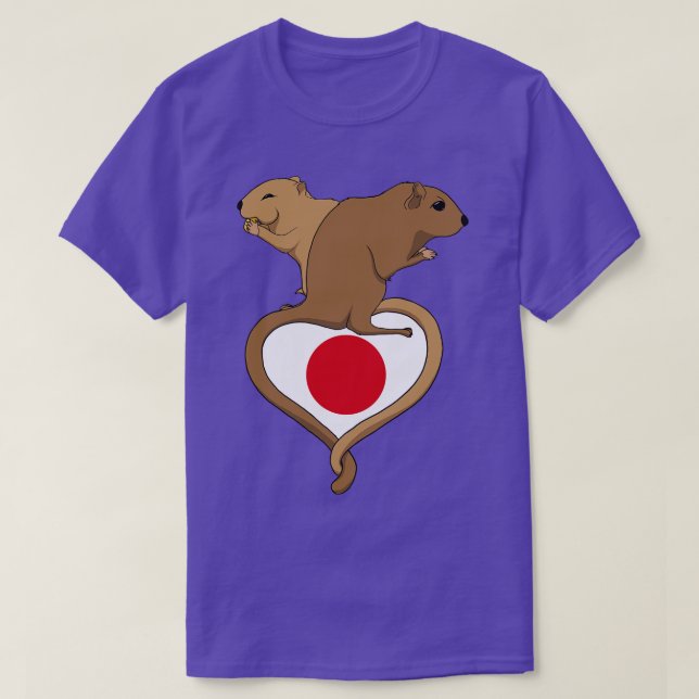 Gerbil Japan light T-Shirt (Design vorne)