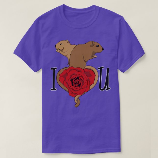 Gerbil Liebe Light T-Shirt (Design vorne)
