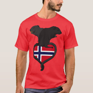 Gerbil Norwegen dunkel T-Shirt