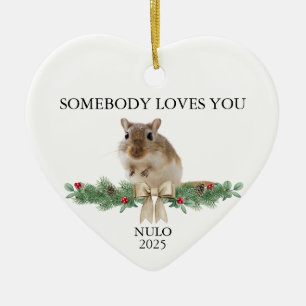 Gerbil Weihnachtsgeschenk Gerbil Ornament Gerbil X
