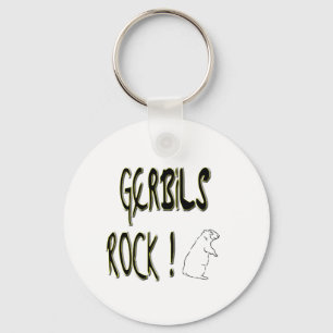 Gerbils-Felsen! Schlüsselanhänger