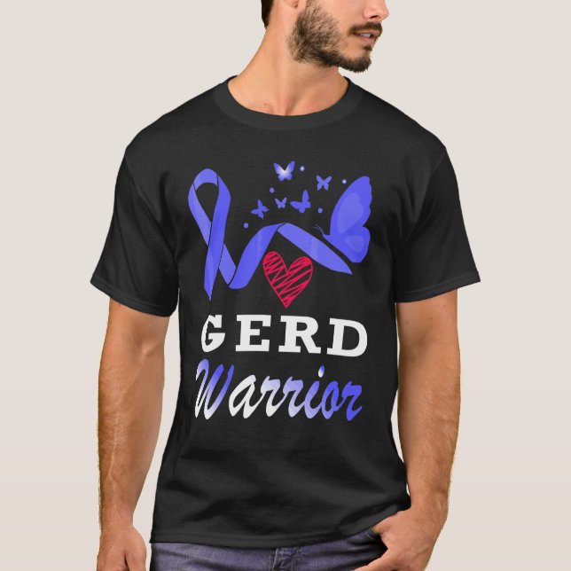 Gerd Warrior Butterfly Awareness Support T-Shirt (Vorderseite)