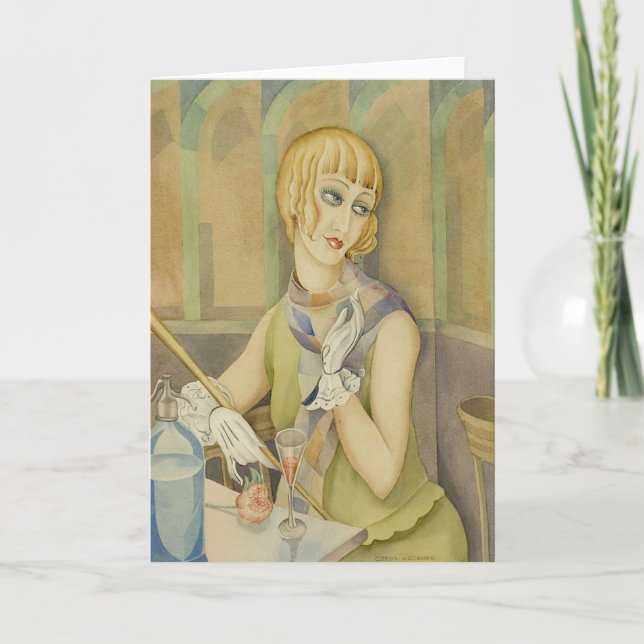 Gerda Wegener-Lili Elbe Karte (Vorderseite)