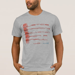 Gerechtigkeit, die Rettung nach einer sündigen T-Shirt