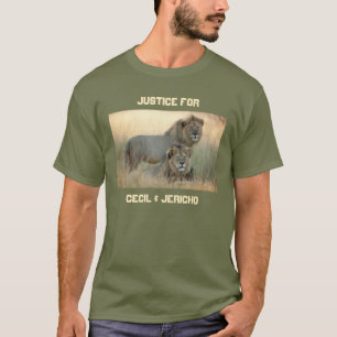 Gerechtigkeit für Cecil & Jericho, die Brüder Löwe T-Shirt