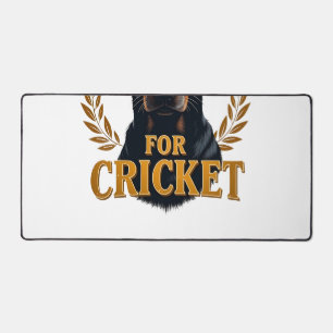 Gerechtigkeit Für Cricket Vintage Hundedenkmal Typ Schreibtischunterlage