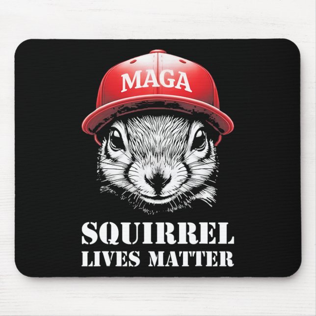 Gerechtigkeit für Erdnuss Das Eichhörnchen lebt Pr Mousepad (Vorne)