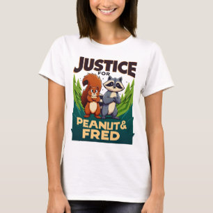 Gerechtigkeit für Erdnuss Eichhörnchen und Fred T-Shirt