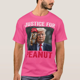 Gerechtigkeit für Erdnuss Trump T-Shirt