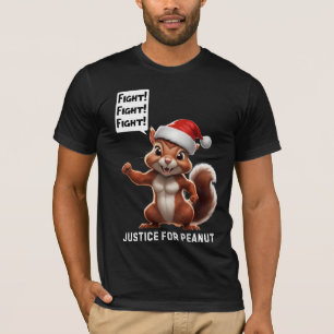 Gerechtigkeit für Erdnuss Weihnachten MAGA T-Shirt