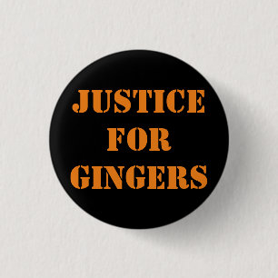 Gerechtigkeit für Gingers 3 Cm Round-Abzeichen Button