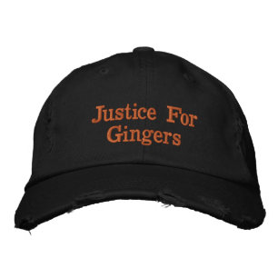 Gerechtigkeit für Gingers Bestickte Baseballkappe