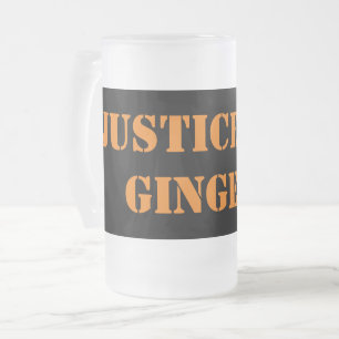 Gerechtigkeit für Gingers Mattglas Bierglas